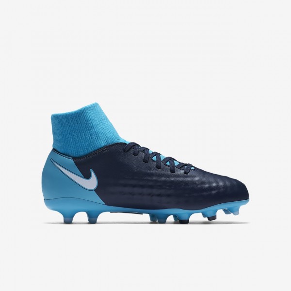 Nike Jr. Magista Onda II Dynamic Fit Fg Fußballschuhe Mädchen Obsidian Blau Weiß 406-84106