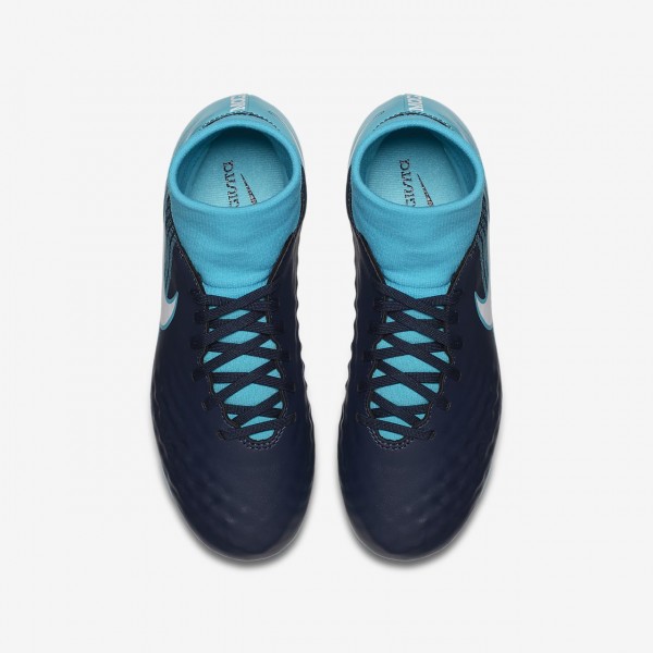 Nike Jr. Magista Onda II Dynamic Fit Fg Fußballschuhe Mädchen Obsidian Blau Weiß 406-84106