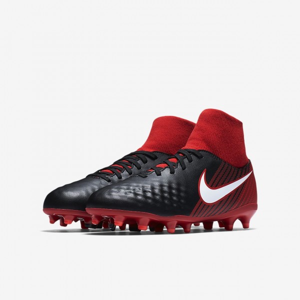 Nike Jr. Magista Onda II Dynamic Fit Fg Fußballschuhe Mädchen Schwarz Rot Weiß 350-68600