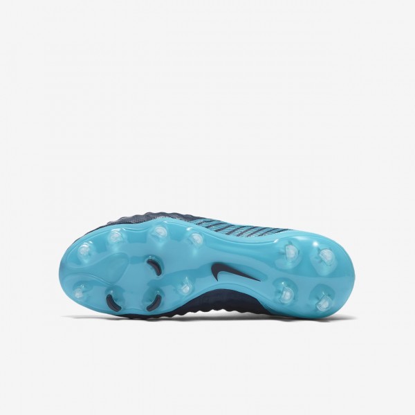 Nike Jr. Magista Obra II Fg Fußballschuhe Mädchen Obsidian Blau Weiß 730-57795