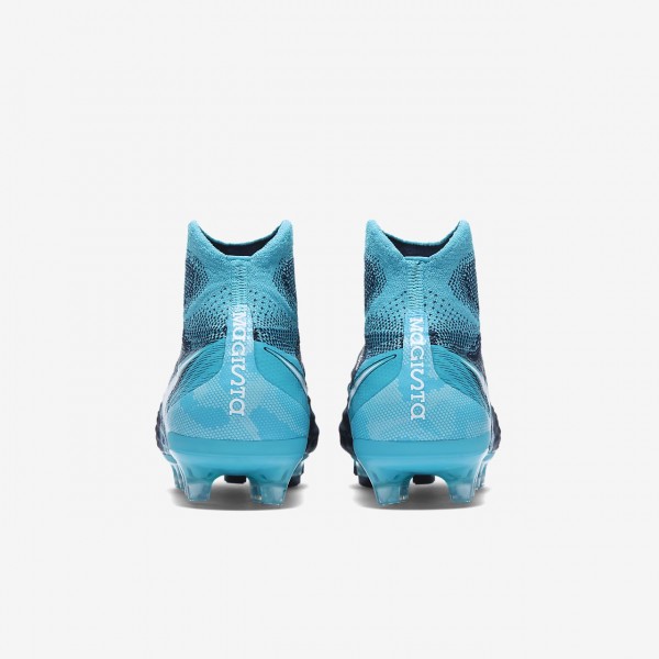 Nike Jr. Magista Obra II Fg Fußballschuhe Mädchen Obsidian Blau Weiß 730-57795