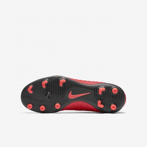 Nike Jr. Hypervenom Phade 3 Fg Fußballschuhe Mädchen Rot Schwarz 605-24867