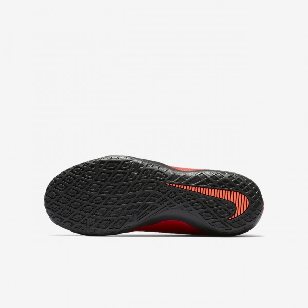 Nike Jr. Hypervenomx Phelon 3 Ic Fußballschuhe Mädchen Rot Schwarz 199-58155