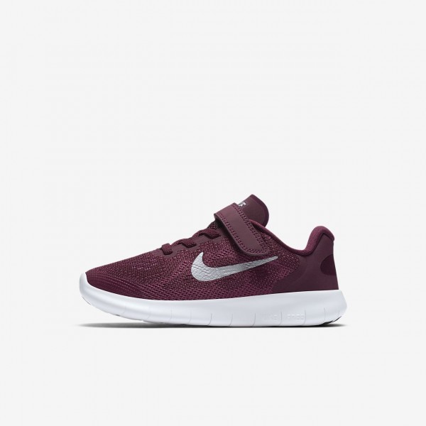 Nike Free Rn 2017 Laufschuhe Mädchen Bordeaux Fuc...