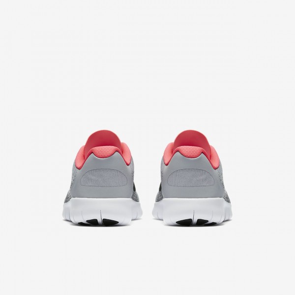 Nike Free Rn 2017 Laufschuhe Mädchen Grau Pink Weiß Schwarz 826-68700