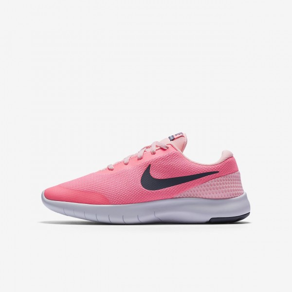 Nike Flex Experience Run 7 Laufschuhe Mädchen Rosa Weiß Hellgrau 245-39932