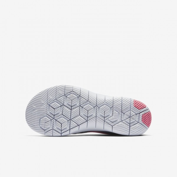 Nike Flex Contact Laufschuhe Mädchen Hellgrau Weiß Rosa 784-68750