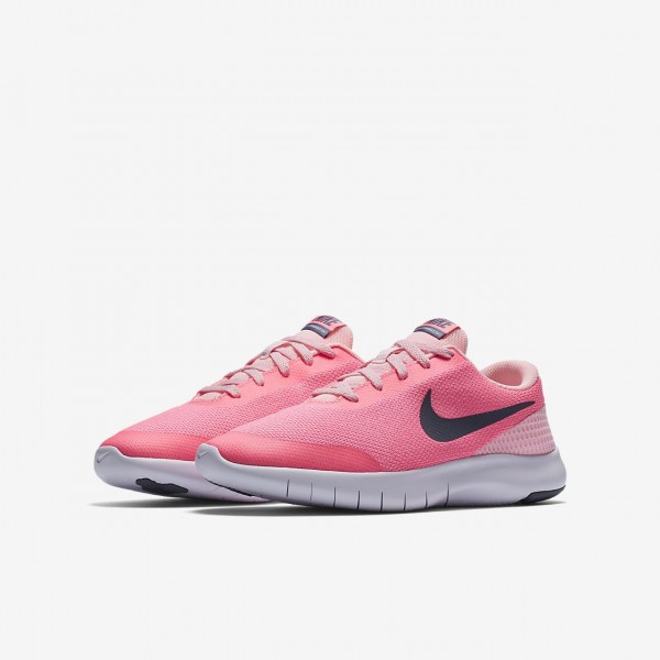 Nike Flex Experience Run 7 Laufschuhe Mädchen Rosa Weiß Hellgrau 245-39932