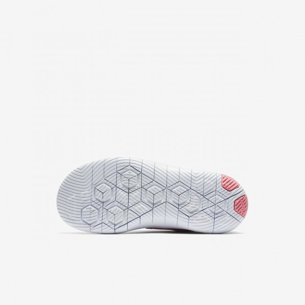 Nike Flex Contact Laufschuhe Mädchen Hellgrau Weiß Rosa 313-44269