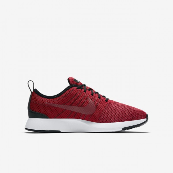 Nike Dualtone Racer Freizeitschuhe Mädchen Rot Schwarz Weiß 762-52613