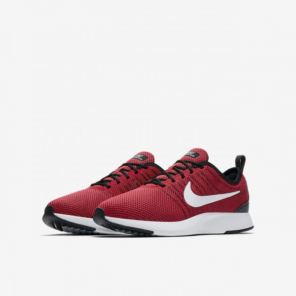 Nike Dualtone Racer Freizeitschuhe Mädchen Rot Schwarz Weiß 762-52613