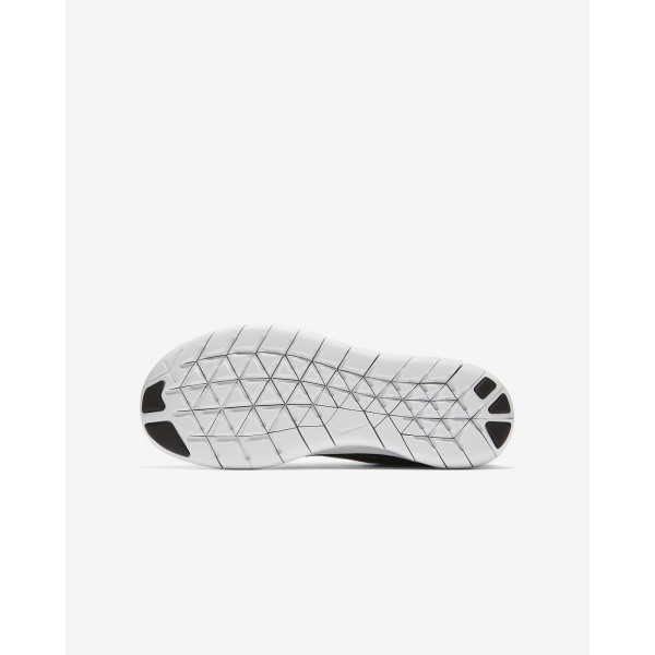 Nike Free Rn 2017 Laufschuhe Mädchen Schwarz Dunkelgrau Weiß 875-97621
