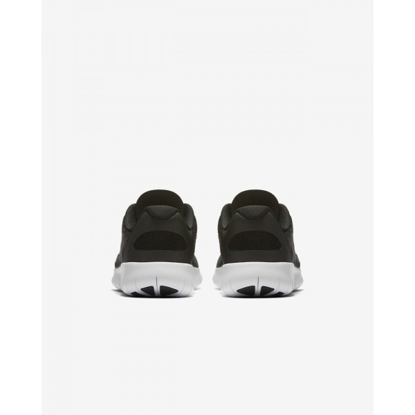 Nike Free Rn 2017 Laufschuhe Mädchen Schwarz Dunkelgrau Weiß 875-97621