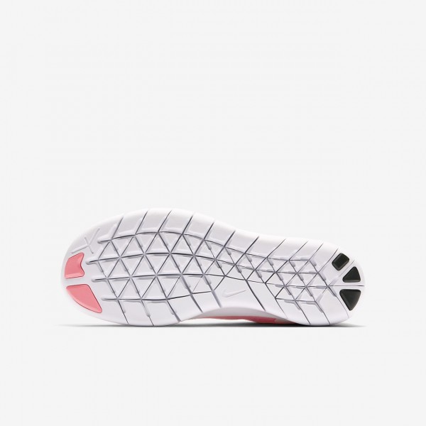 Nike Free Rn 2017 Laufschuhe Mädchen Pink Weiß Metallic Weiß 480-65992