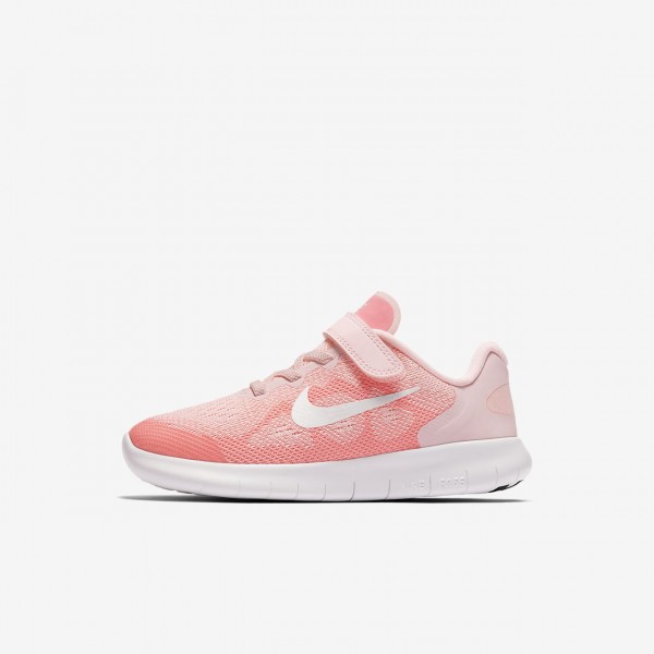 Nike Free Rn 2017 Laufschuhe Mädchen Pink Weiß M...