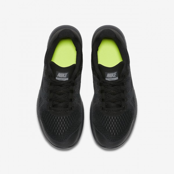 Nike Free Rn 2017 Laufschuhe Mädchen Schwarz Dunkelgrau 566-76773