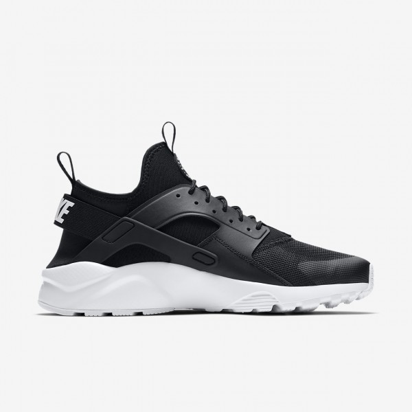 Nike Air Huarache Ultra Freizeitschuhe Herren Schwarz Weiß 381-74390
