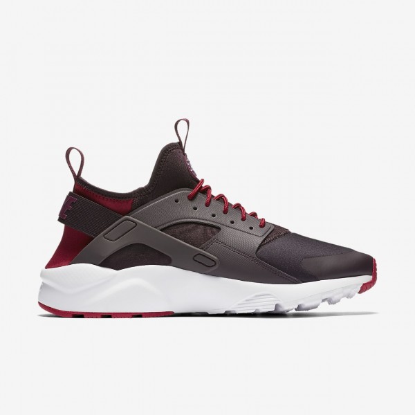 Nike Air Huarache Ultra Freizeitschuhe Herren Rot Weiß Bordeaux 258-41408