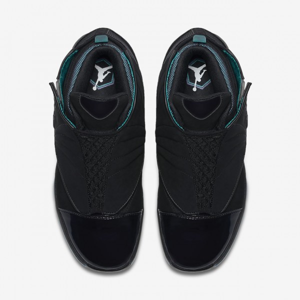 Nike Air Jordan 16 Retro Outdoor Schuhe Herren Schwarz Grün Lila Metallic Silber 811-29862