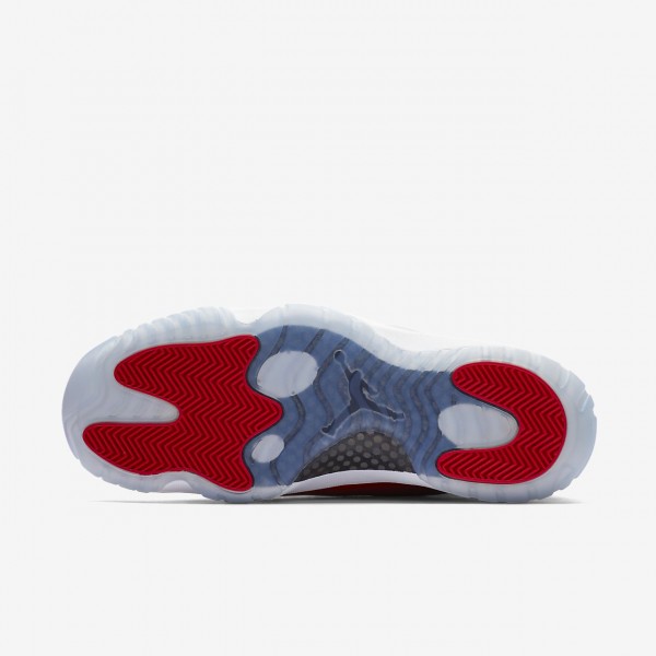 Nike Air Jordan XI Retro Freizeitschuhe Herren Rot Weiß Schwarz 308-55753