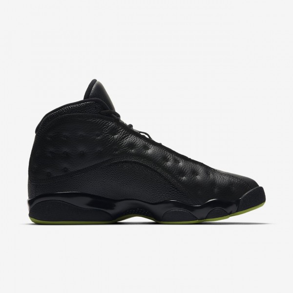 Nike Air Jordan 13 Retro Freizeitschuhe Herren Schwarz Grün 641-28853