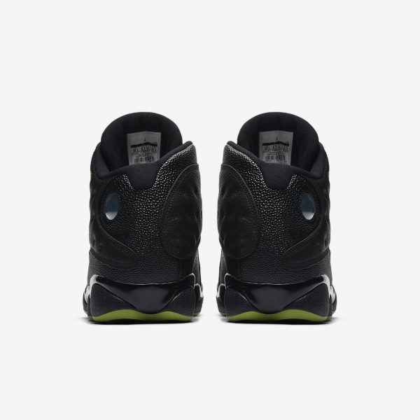 Nike Air Jordan 13 Retro Freizeitschuhe Herren Schwarz Grün 641-28853