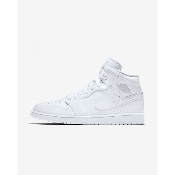 Nike Air Jordan 1 Mid Freizeitschuhe Herren Weiß ...