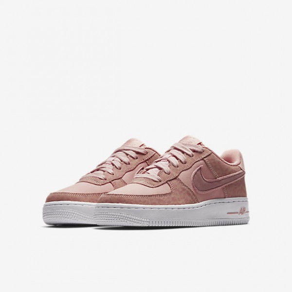 Nike Air Force 1 Lv8 Freizeitschuhe Herren Rosa Weiß Pink 275-41102