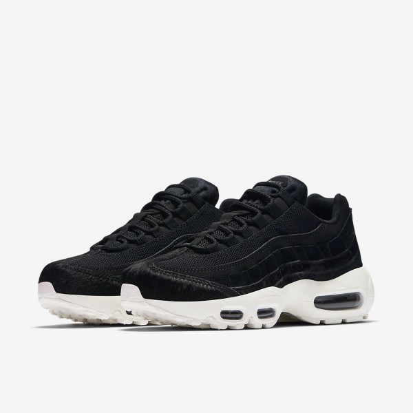 Nike Air Max 95 Lx Freizeitschuhe Damen Schwarz Dunkelgrau Weiß Schwarz 740-48771