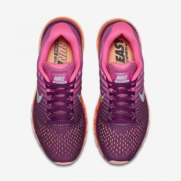 Nike Air Max 2017 Laufschuhe Damen Lila Pink Weiß 758-59774