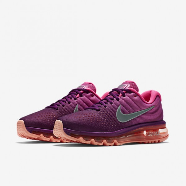 Nike Air Max 2017 Laufschuhe Damen Lila Pink Weiß 758-59774