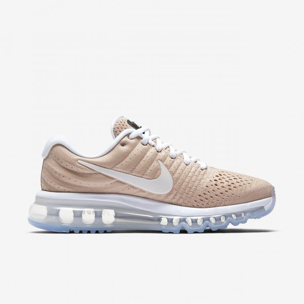 Nike Air Max 2017 Laufschuhe Damen Beige Weiß 367-96204