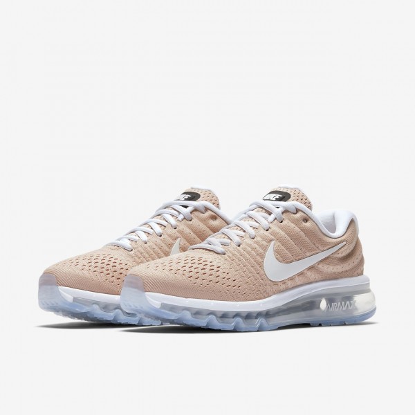 Nike Air Max 2017 Laufschuhe Damen Beige Weiß 367-96204