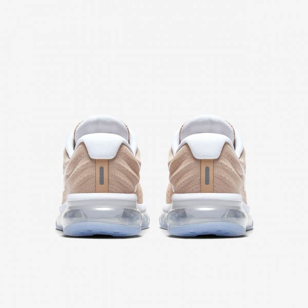 Nike Air Max 2017 Laufschuhe Damen Beige Weiß 367-96204