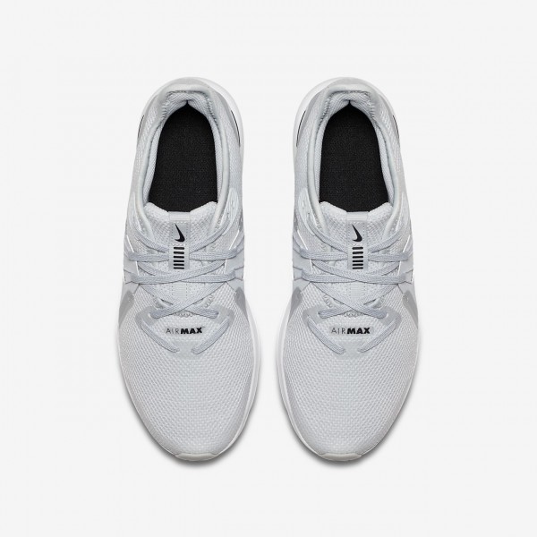 Nike Air Max Sequent 3 Laufschuhe Jungen Platin Weiß Grau Schwarz 372-89933