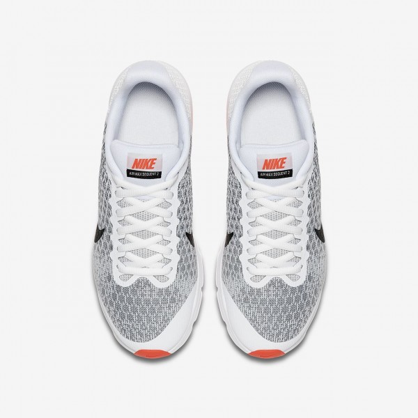 Nike Air Max Sequent 2 Laufschuhe Jungen Weiß Rot Grau Schwarz 413-90778