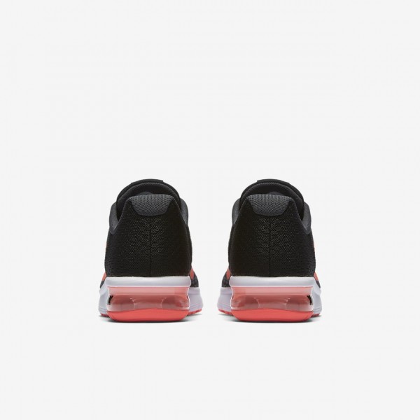 Nike Air Max Sequent 2 Laufschuhe Jungen Schwarz Grau Pink 699-74926