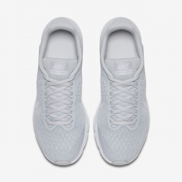 Nike Air Max Sequent 2 Laufschuhe Jungen Platin Grau Metallic Platin Weiß 644-91849