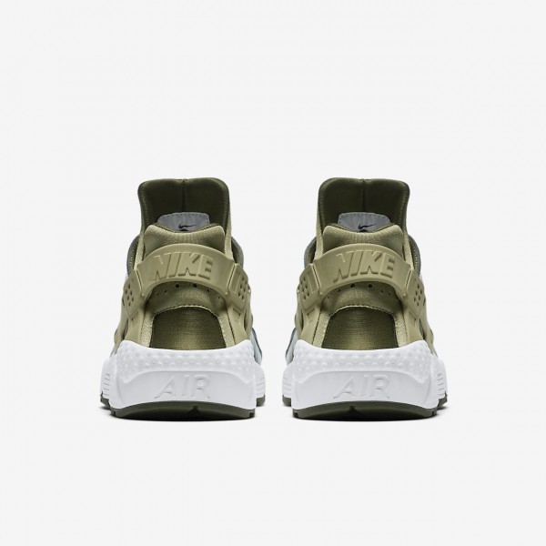 Nike Air Huarache Freizeitschuhe Damen Olive Weiß Khaki 365-97146