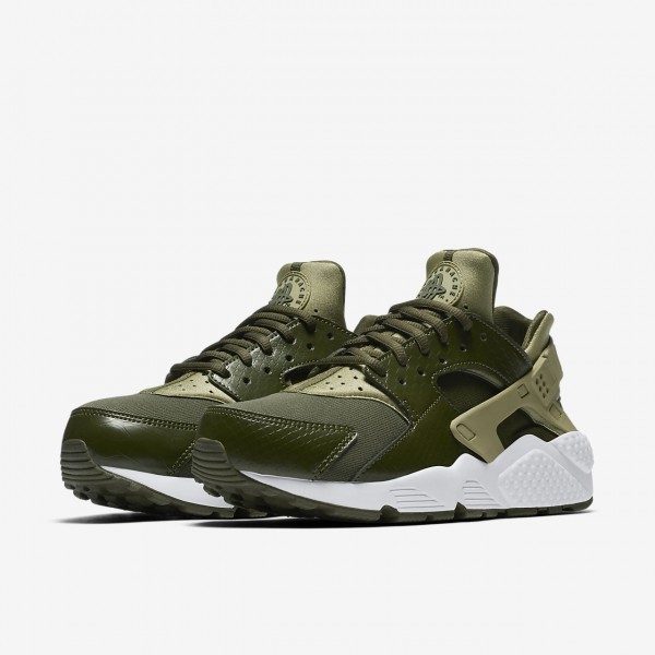 Nike Air Huarache Freizeitschuhe Damen Olive Weiß Khaki 365-97146