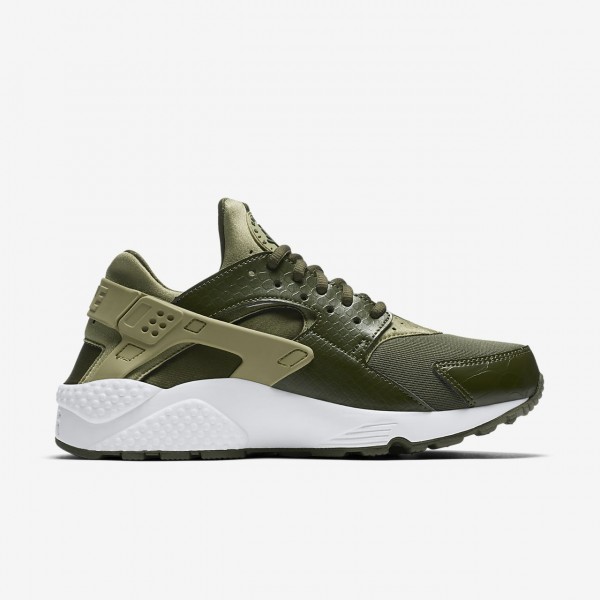 Nike Air Huarache Freizeitschuhe Damen Olive Weiß Khaki 365-97146
