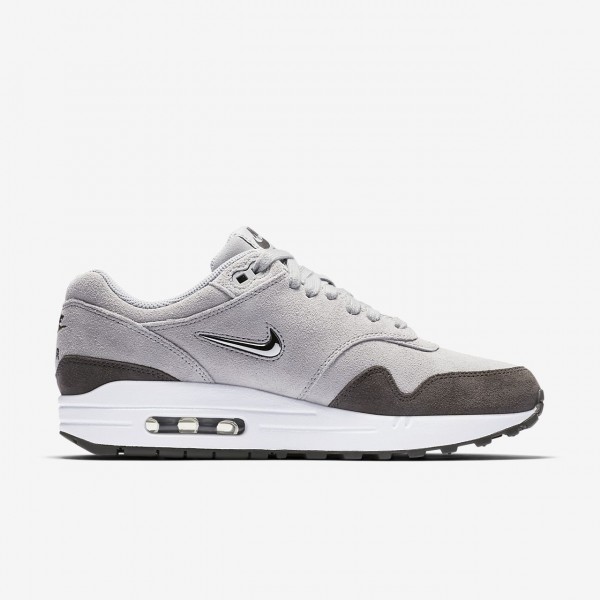 Nike Air Max 1 Premium Sc Freizeitschuhe Damen Grau Tiefes Grau Weiß 948-87605