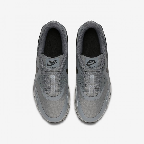 Nike Air Max 90 Ultra 2.0 Le Freizeitschuhe Jungen Grau Weiß Schwarz 459-14702