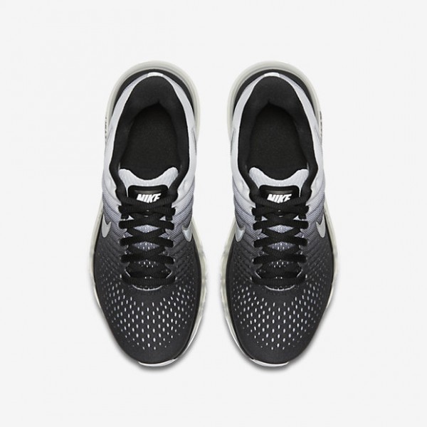 Nike Air Max 2017 Laufschuhe Jungen Schwarz Weiß 609-67202