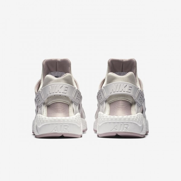 Nike Air Huarache Freizeitschuhe Damen Grau Weiß Rosa 765-63809