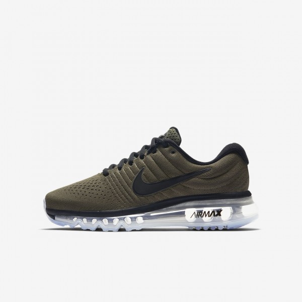Nike Air Max 2017 Laufschuhe Jungen Khaki Schwarz 922-69781