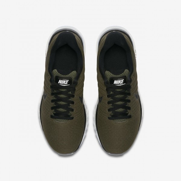 Nike Air Max 2017 Laufschuhe Jungen Khaki Schwarz 922-69781