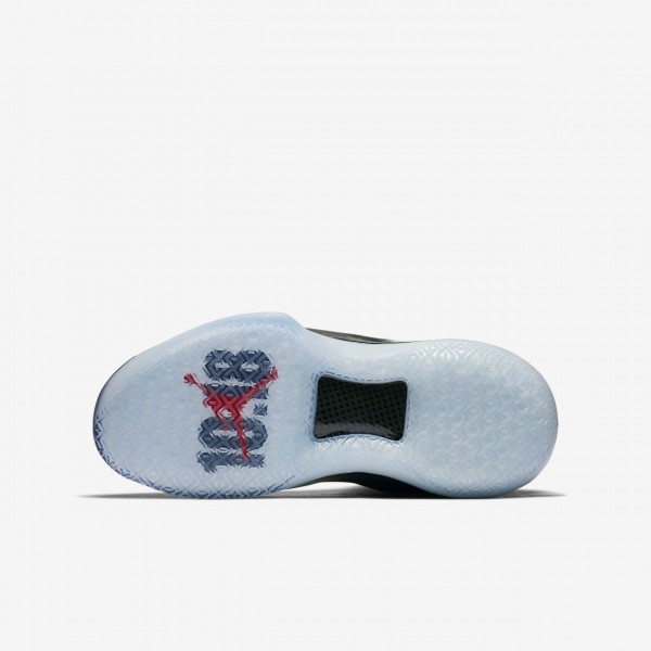 Nike Air Jordan XXXIi Basketballschuhe Jungen Schwarz Rot 866-19749