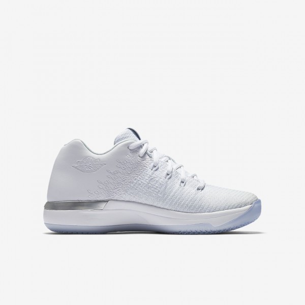 Nike Air Jordan XXXI low Basketballschuhe Jungen Weiß Metallic Silber Platin 263-27098