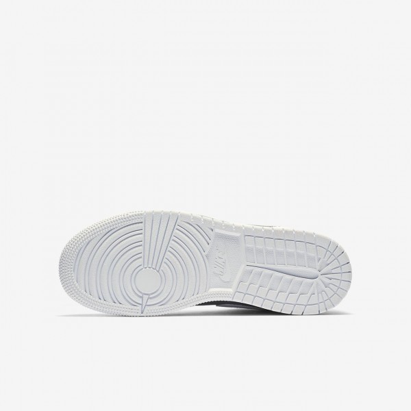 Nike Air Jordan 1 Mid Outdoor Schuhe Jungen Grau Weiß 242-83978